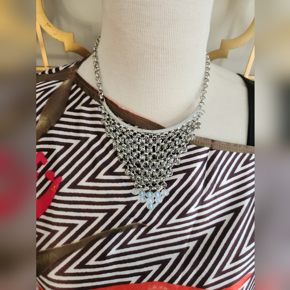 Rhinestone Necklace with Earrings Set - Picture 11 of 17
